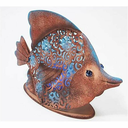 ULTIMATE INNOVATIONS Rustic Copper Fish, Blue 1042
